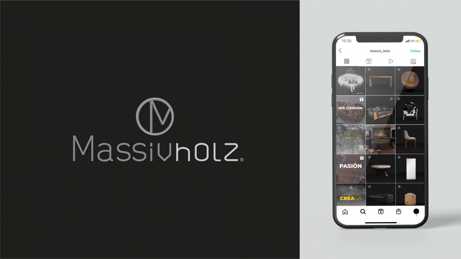 Massivholz redes sociales