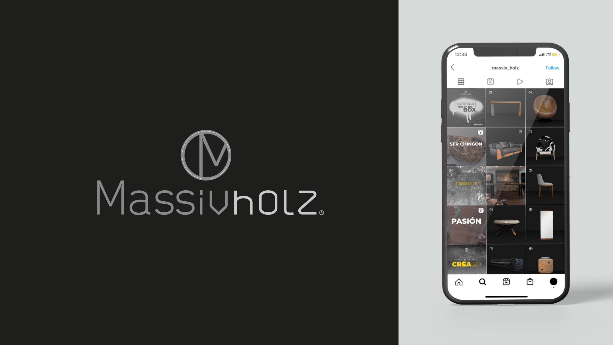 Massivholz redes sociales